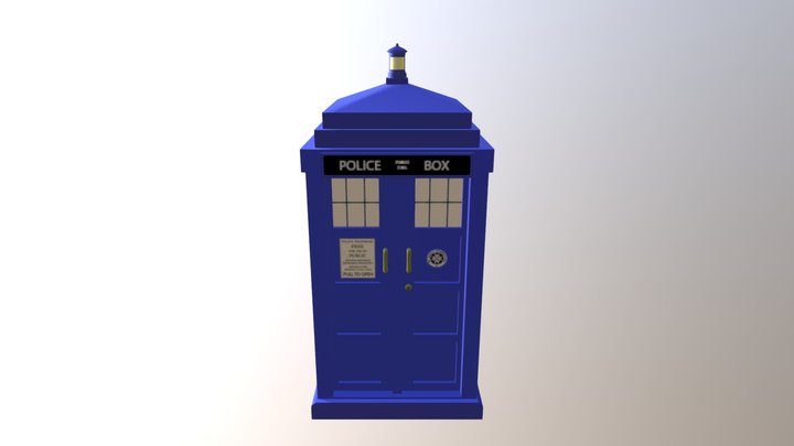 Tardis - Doctor Who 3D Model