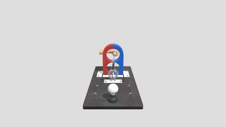 Generator experimental setup 3D Model