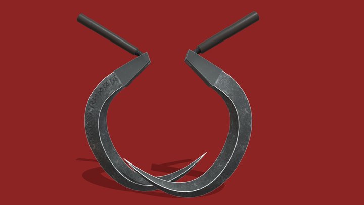 Sickle the Big Bad Wolf 3D Model