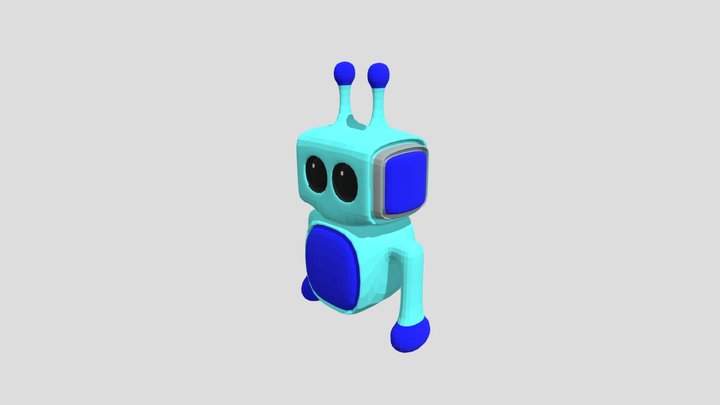 Robot Azul 3D Model