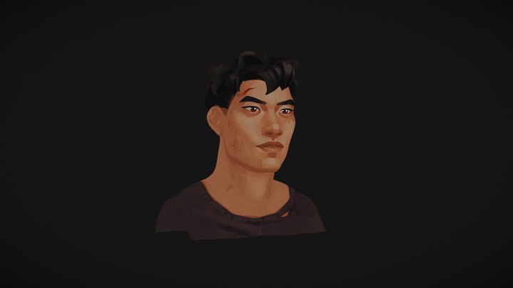 oc head wip 3D Model