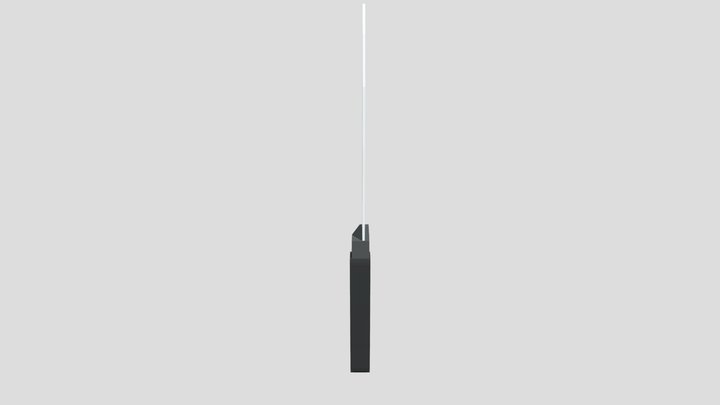 Low Poly Knife 3D Model