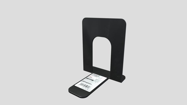 Plastic Bookend 3D Model