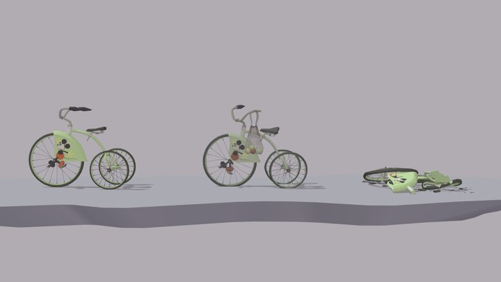 Bicycle variations 3D Model