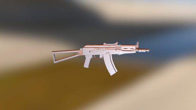 AK74U WIP 3D Model