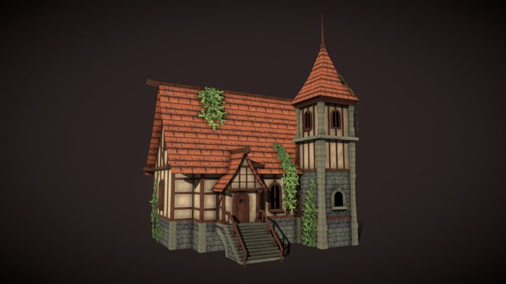 Medieval House Anime Based – Modelo 3D gratuito STL