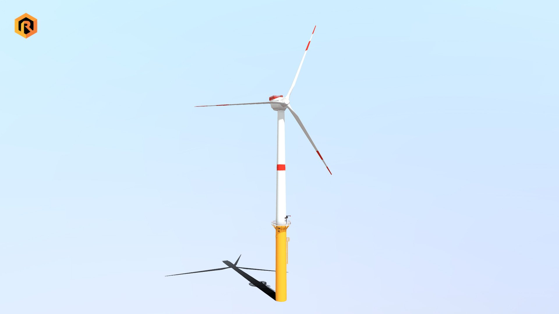 Wind Turbine — Sketchfab embed 3D viewer