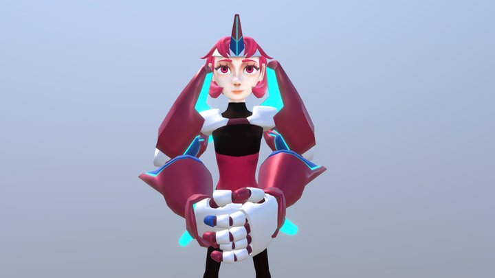 ViraSoul Character Pink 3D Model