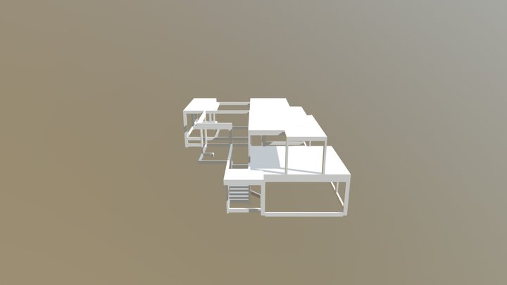 3ds residencial 3D Model