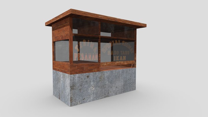 Stand Gerobak Baso Tahu