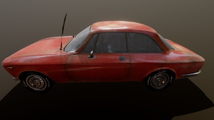 Alfa Romeo Giulia 1970 3D Model