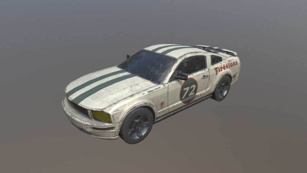 Forgotten racer - Sports Car Texturing Challenge