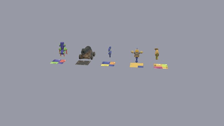[HW XYZ School] Покраска 3D Model