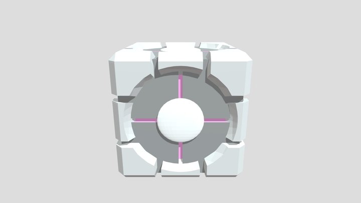 Companion Cube 3D Model