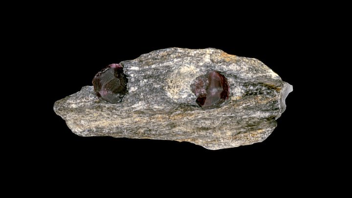 GARNET IN SCHIST – Modello 3D gratuito STL
