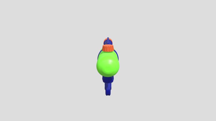 water pistol 3D Model