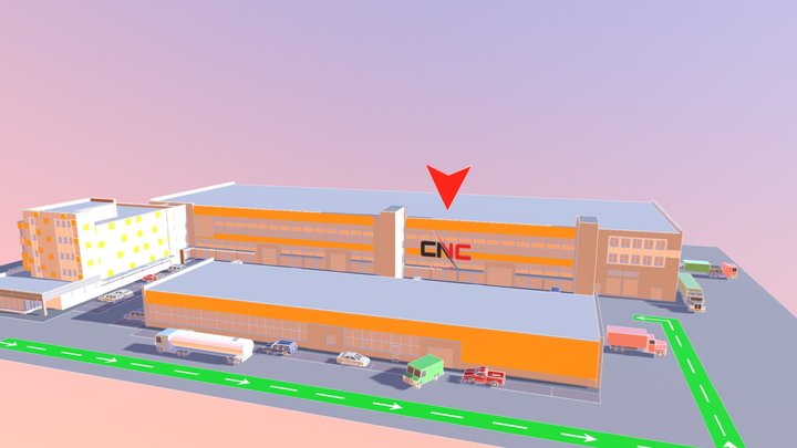 CNC Latvia (3D roadmap) J1 Jurkalnes 3D Model