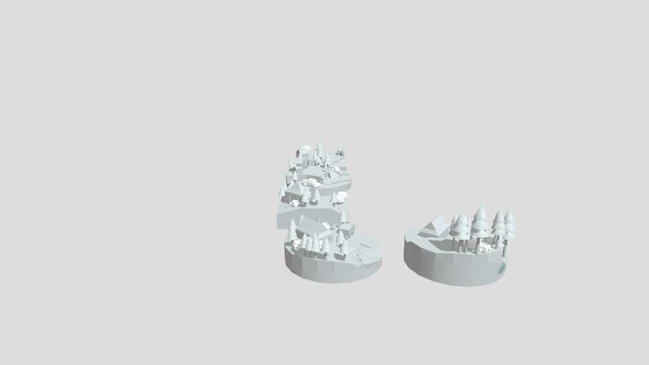 Forest loner - Blockout 3D Model