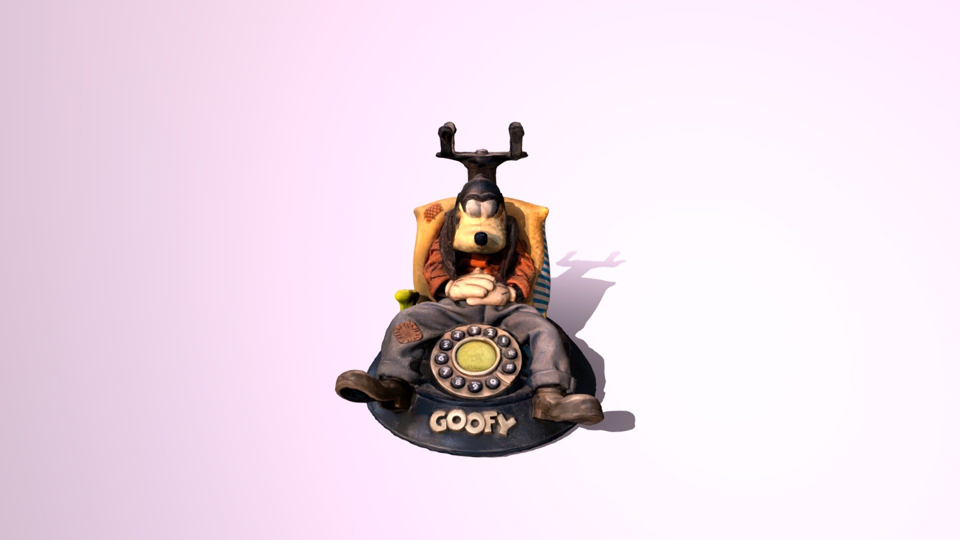 Goofy Vintage Phone — Sketchfab embed 3D viewer