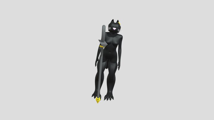 Bastet_ Character Interaction 3D Model