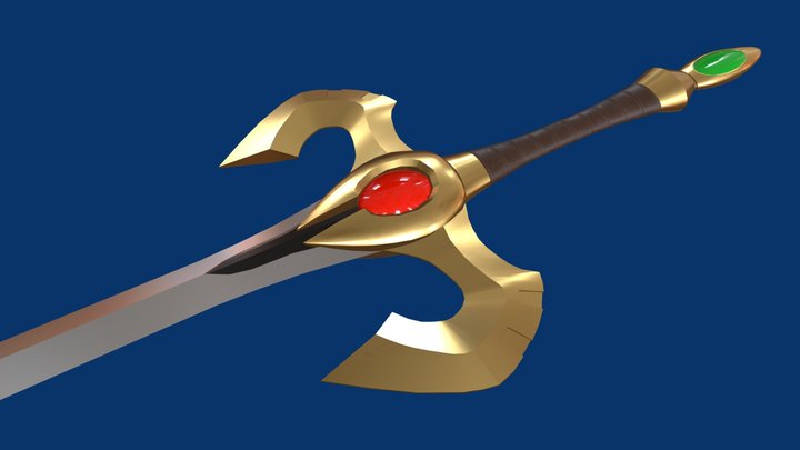 Exalted Falchion 3D Model
