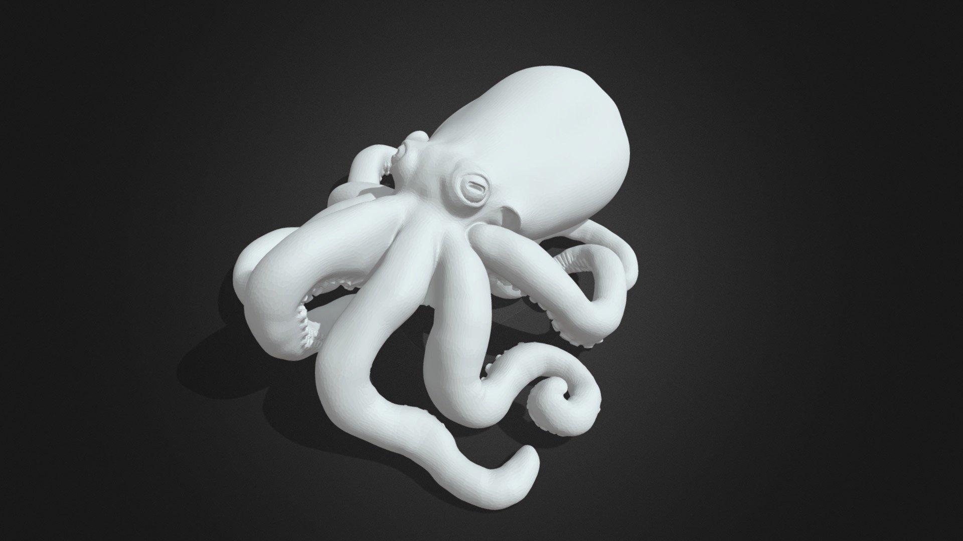 Осьминог Octopus 3d STL