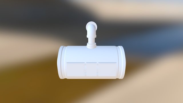 Tank (Horizontal) 3D Model