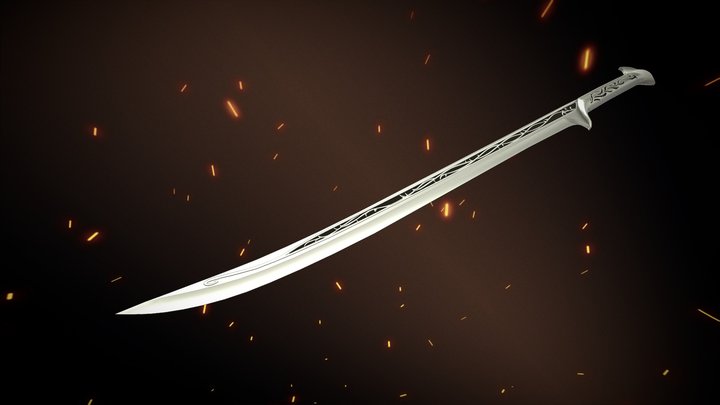 Thranduil sword (Lord of the ring series) 3D Model