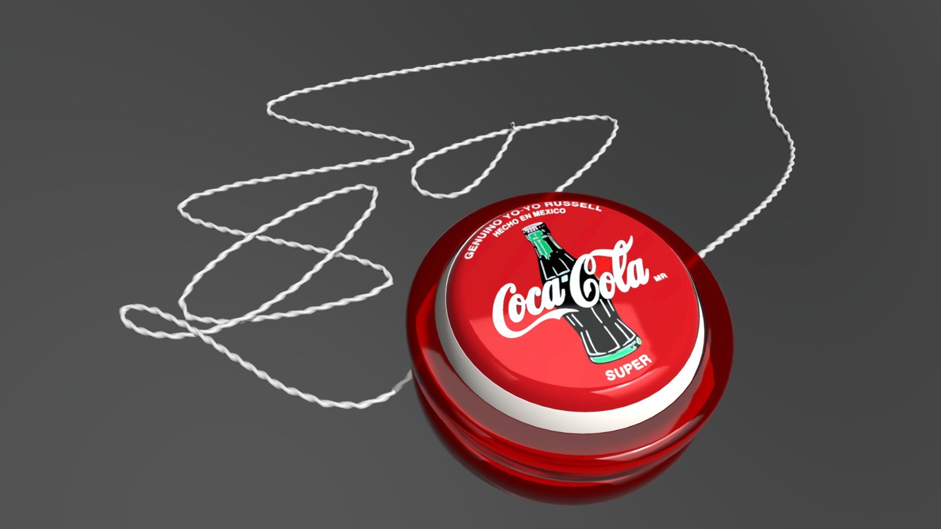 føderation Uretfærdighed hyppigt Coca Cola Yoyo - Russel Super est. 96' - Download Free 3D model by  markus.blend (@markus.blend) [e0323dd]