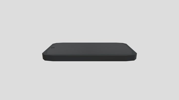 Low Poly Phone 3D Model
