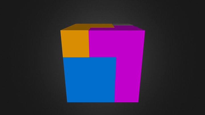 assembled cube 3D Model