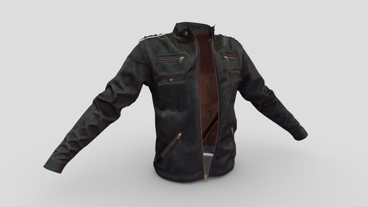 Leather Jacket 3D Model