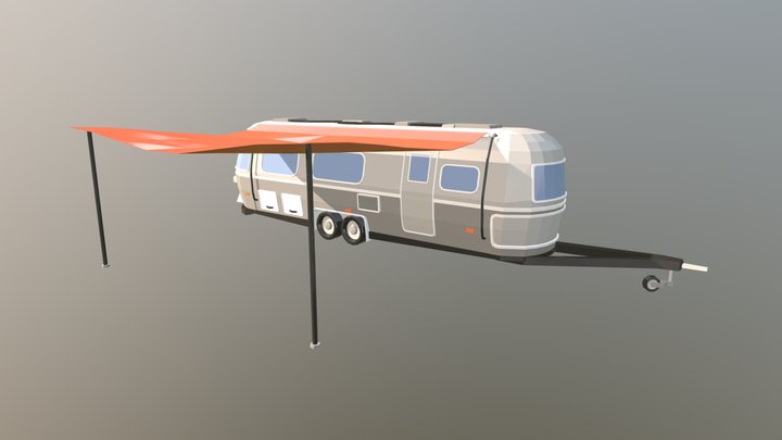 Camper Trailer 3D Model