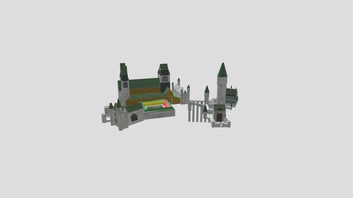 Hogwarts Castle 3D Model