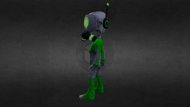 In Space We Brawl - Green Suite - SVAC2015 3D Model