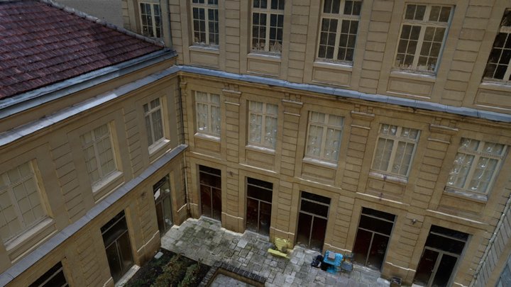 Cour intérieur - Musée Aquitaine 3D Model