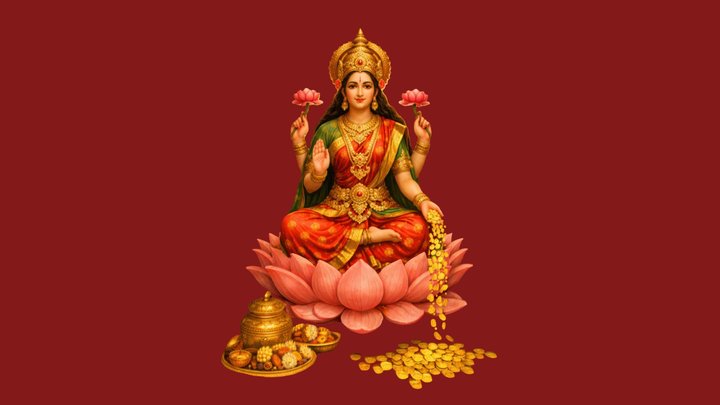 Maa Laksmhi With No-background – Modello 3D gratuito STL