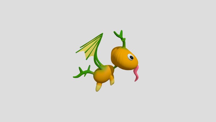 Pumpkin Dragon 3D Model