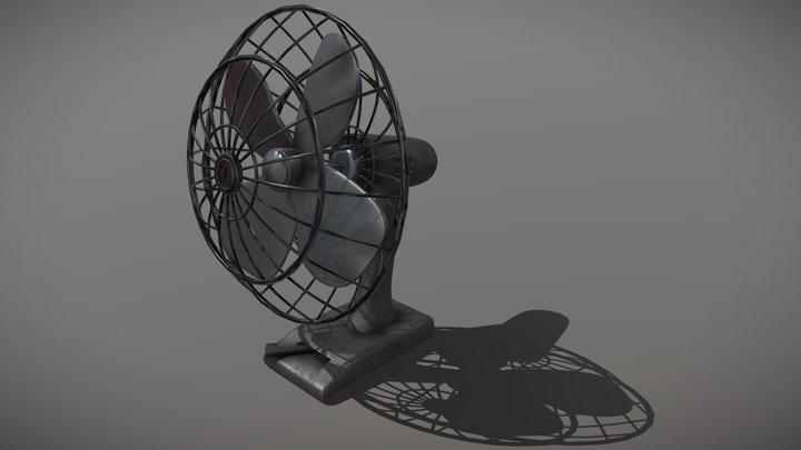 Vintage fan 3D Model