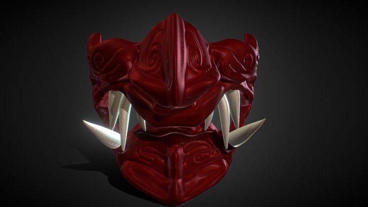 Oni Mask 2.0 3D Model