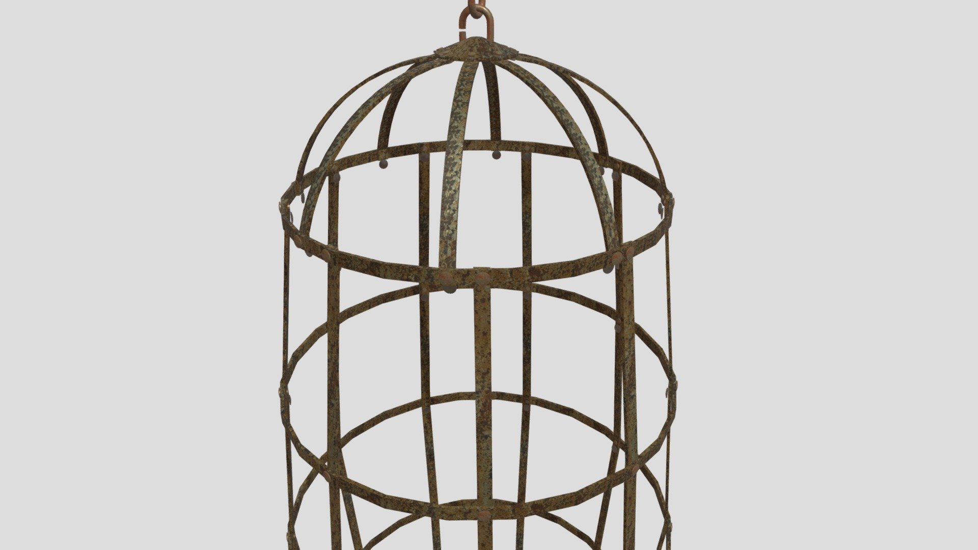 Steel cage for torture people