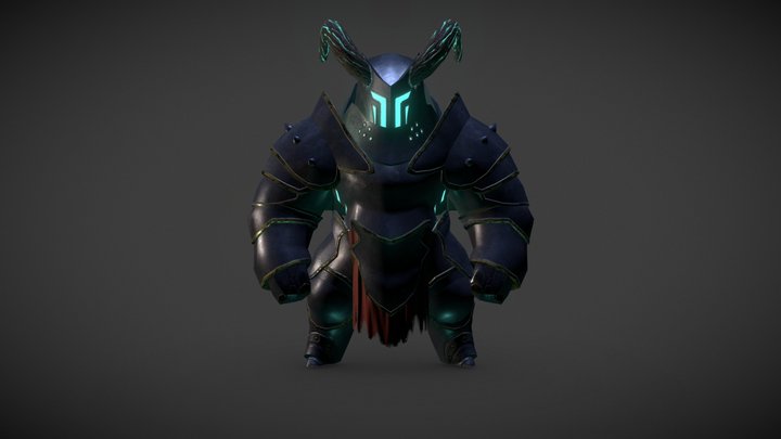 Chunky Knight 3D Model