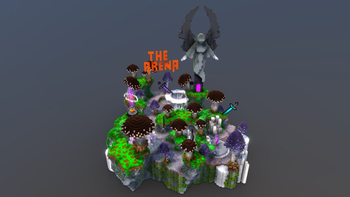 Gambit | 150x150 | Mushroom Arena 3D Model