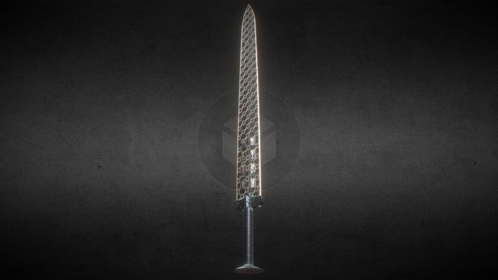 Bronze Age Sword of Goujian in Ancient China 3D Model