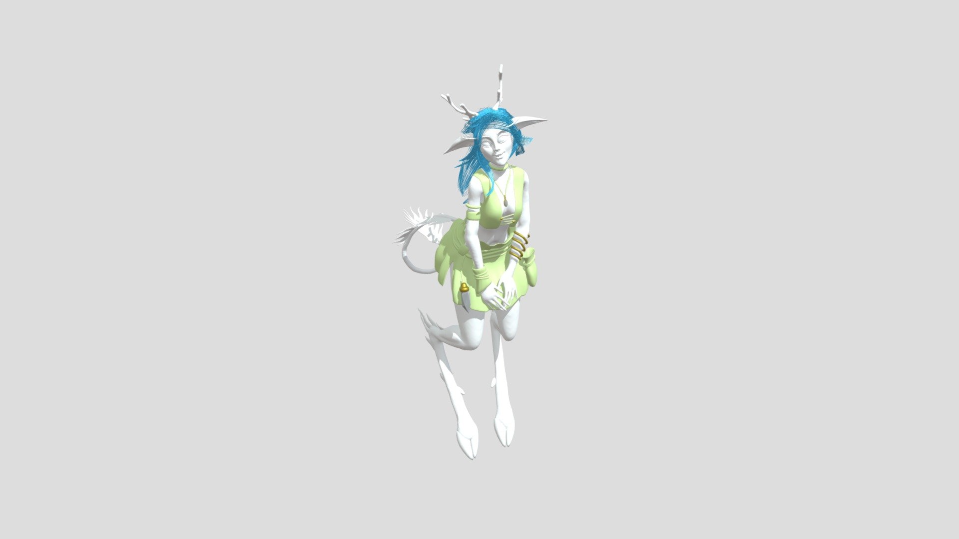 Эльф-олень - 3D model by oksana.goryachih [e03aa33] - Sketchfab