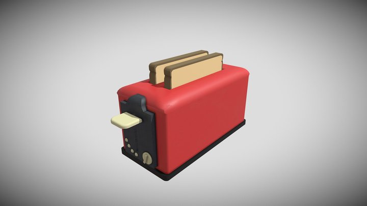 Free Classic Toaster 3D Model