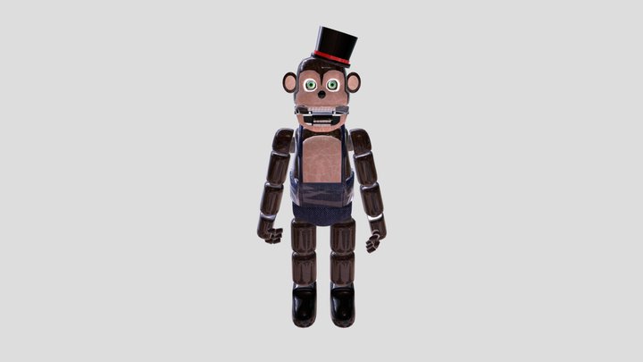 Bongo The Monkey Animatronic ( Full Model ) 3D Model