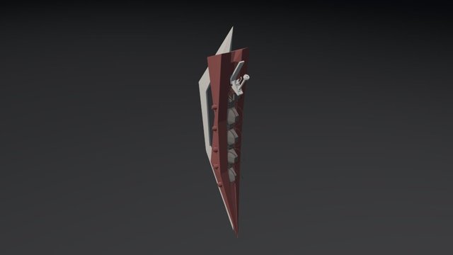 F Sword 3 High Poly 3D Model
