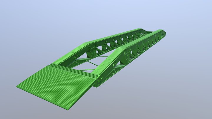 Girder Bridge Bridge 1-7 3D Model