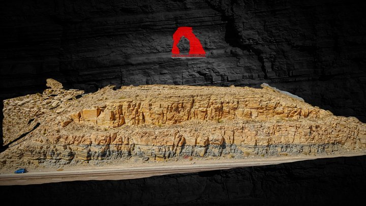 El Capitan Roadcut 3D Model
